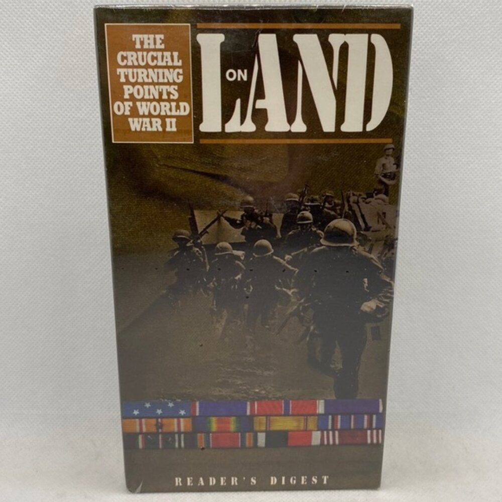 The Crucial Turning Points of World War II On Land VHS Video Sealed
